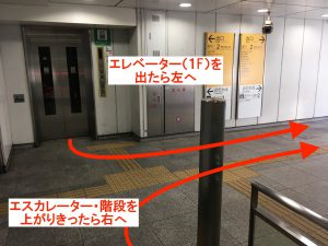 横浜市営地下鉄グリーンライン日吉駅からプライミーへのアクセス③